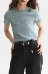 Scotch & Soda Open Structure Top In Blue