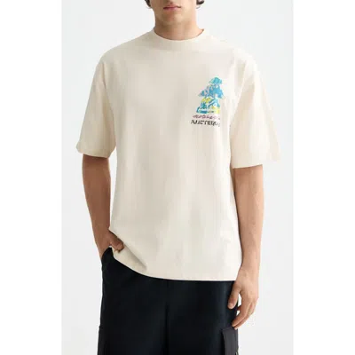 Scotch & Soda Oversize Graphic T-shirt In White
