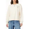Scotch & Soda Oversize Side Vent Sweatshirt In Neutral