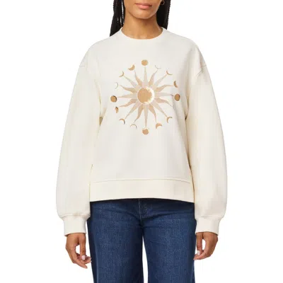 Scotch & Soda Oversize Side Vent Sweatshirt In Animal Print