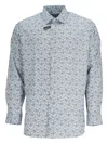 Scotch & Soda Paisley-print Shirt In Gray