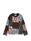 Scotch & Soda Oversize Jacquard Pullover Sweater In Multi