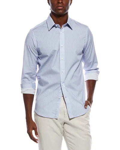 Scotch & Soda Pattern Shirt In Blue