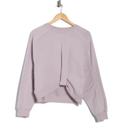 Scotch & Soda Piped Crewneck Sweatshirt In Purple