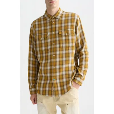 Scotch & Soda Plaid Double Cloth Shirt In Multi