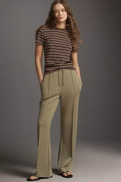 Scotch & Soda Pleated Sweatpants In Green