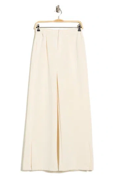 Scotch & Soda Pleated Wide Leg Pants In Pink