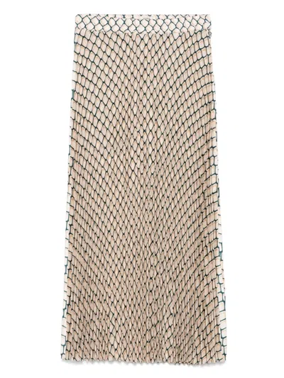 Scotch & Soda Plissé Midi Skirt