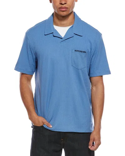 Scotch & Soda Pocket Polo Shirt In Multi
