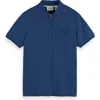 Scotch & Soda Popcorn Piqué Zip Polo
