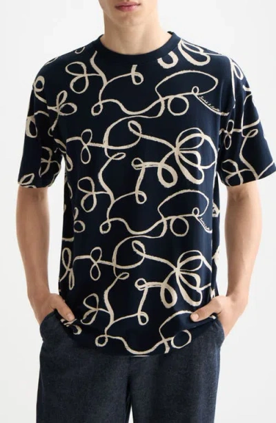 SCOTCH & SODA SCOTCH & SODA PRINT COTTON T-SHIRT