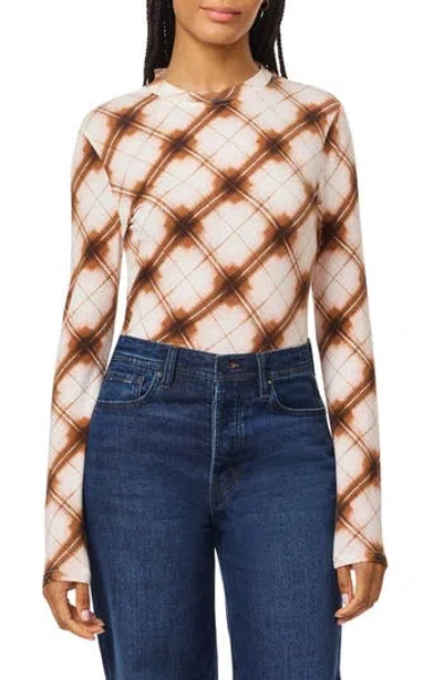 Scotch & Soda Print Long Sleeve T-shirt In Antique White Printe