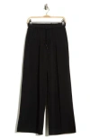 Scotch & Soda Pull-on Wide Leg Pants In Black