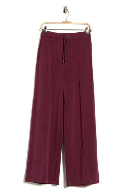 Scotch & Soda Pull-on Wide Leg Pants In Purple