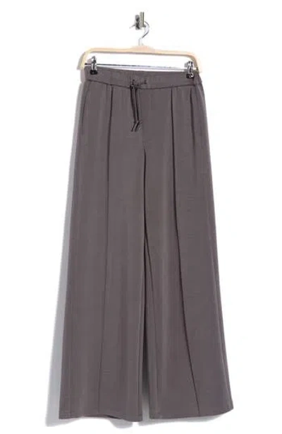 Scotch & Soda Pull-on Wide Leg Pants In Gray
