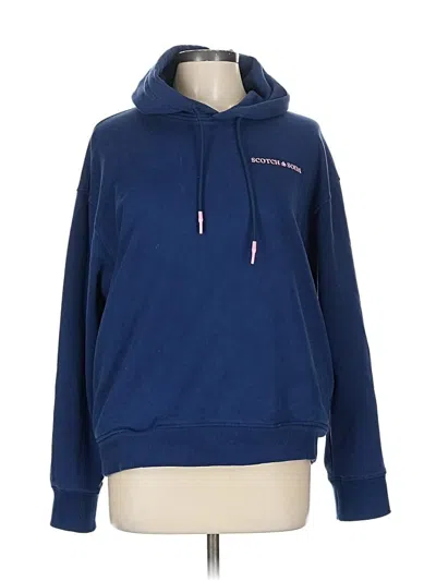 Pre-owned Scotch & Soda Pullover Hoodie In Blue