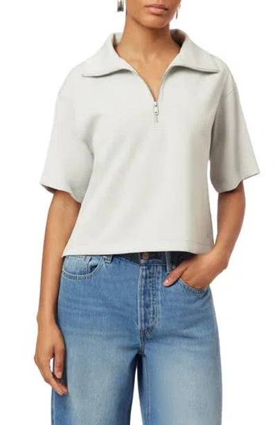 Scotch & Soda Quarter Zip Tee In Multi