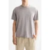 Scotch & Soda Raw Edge Tee In Gray