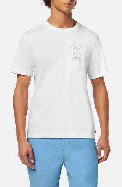 Scotch & Soda Regular Fit Chest Logo Graphic T-shirt In White