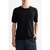 Scotch & Soda Men's Relaxed Fit Short Sleeve Textured T-shirt In Black