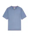 Scotch & Soda Relaxed Fit Short Sleeve Tee In Blue