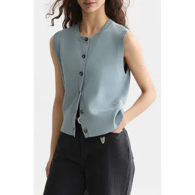 Scotch & Soda Relaxed Sweater Vest In Blue
