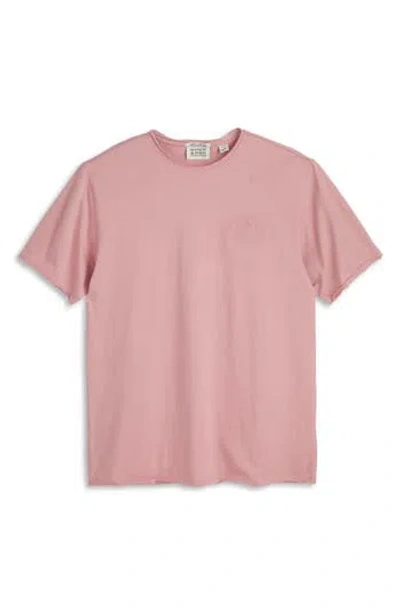 Scotch & Soda Roll Neck Cotton T-shirt In Pink