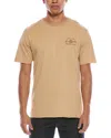 Scotch & Soda Roll Neck T-shirt In Brown