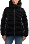 Scotch & Soda Schyler Boxy Water Repellent Puffer Jacket In Black