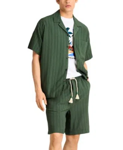 Scotch & Soda Scotch Soda Mens Shirt Shorts Graphic T Shirt In Green