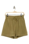 Scotch & Soda Seamed Drawstring Shorts In Green