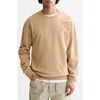 Scotch & Soda Seasonal Core Crewneck Sweatshirt In Brown