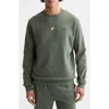 Scotch & Soda Seasonal Core Crewneck Sweatshirt In Green