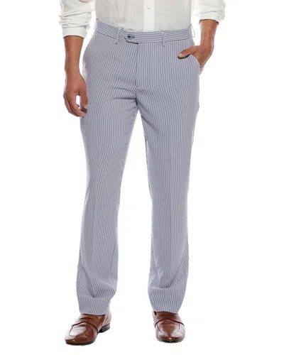 Scotch & Soda Seersucker Pant In Blue