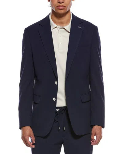 Scotch & Soda Seersucker Sportcoat In Black