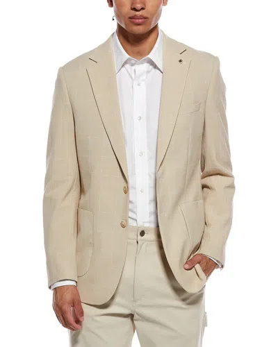 Scotch & Soda Seersucker Sportcoat In Neutral