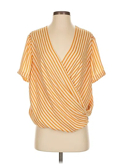 Pre-owned Scotch & Soda Short Sleeve Blouse In Orange