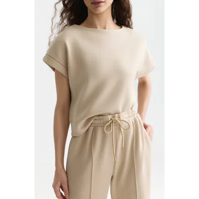 Scotch & Soda Short Sleeve Sweatshirt In Brown