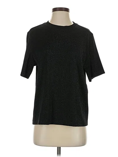 Pre-owned Scotch & Soda Short Sleeve Top Black Crew Neck Tops