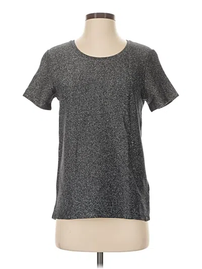 Pre-owned Scotch & Soda Short Sleeve Top Gray Crew Neck Tops