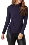 Scotch & Soda Side Twist Top In Purple