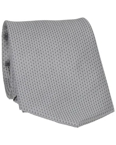 Scotch & Soda Silver Solid Neat Tie