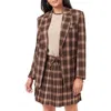 Scotch & Soda Single Breasted Blazer In Brown