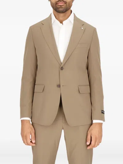 Scotch & Soda Single-breasted Suit In Brown