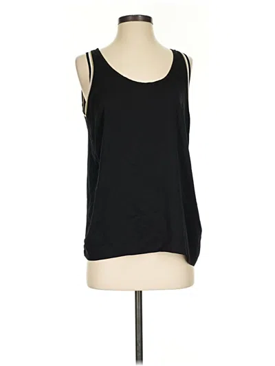 Pre-owned Scotch & Soda Sleeveless Top Black Scoop Neck Tops