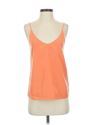 Pre-owned Scotch & Soda Sleeveless Top Orange Scoop Neck Tops