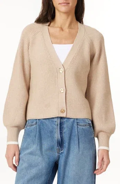 Scotch & Soda Slouch Cardigan In Neutral
