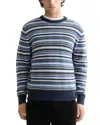 Scotch & Soda Soft Knit Crewneck Sweater In Blue