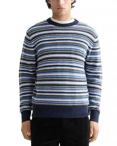 Scotch & Soda Soft Knit Crewneck Sweater In Blue