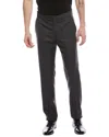 Scotch & Soda Solid Basic Amsterdam Trouser In Black